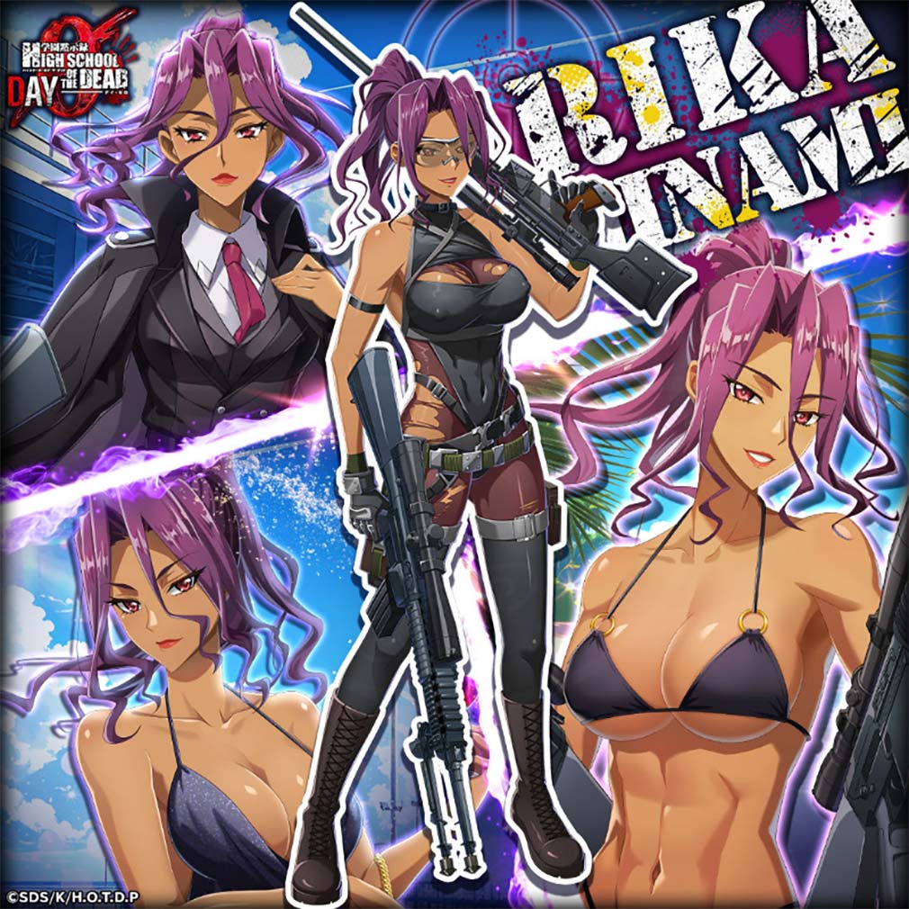 学園黙示録 HIGHSCHOOL OF THE DEAD DAY 0（HOTDZero）　登場キャラクター『南リカ』紹介イメージ
