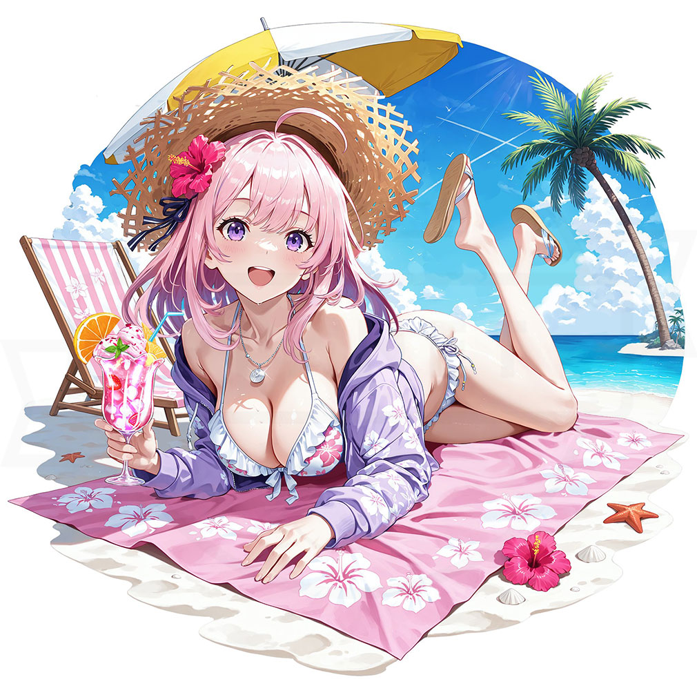 雀エボライブ（じゃんえぼ）　雀ドールキャラクター『五代サナ』紹介イメージ