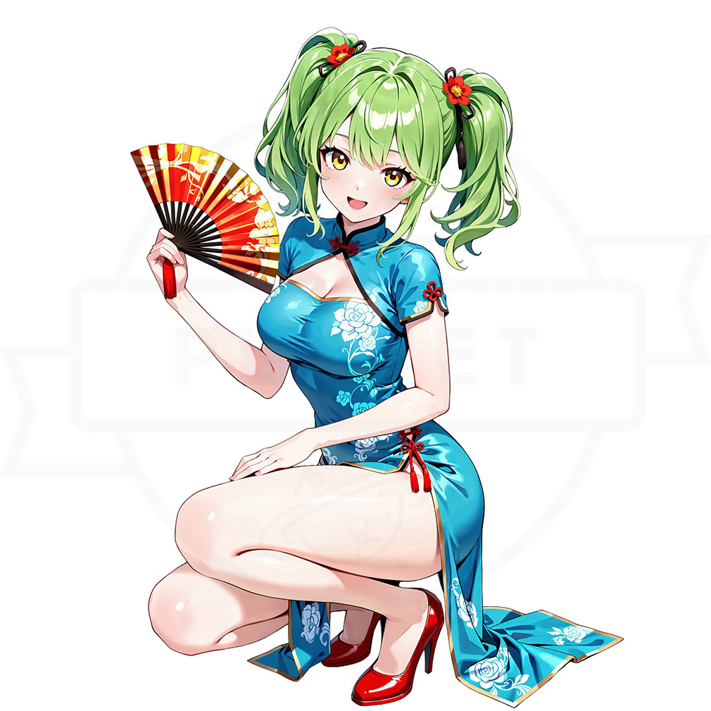 雀エボライブ（じゃんえぼ）　雀ドールキャラクター『天空寺メグミ』紹介イメージ