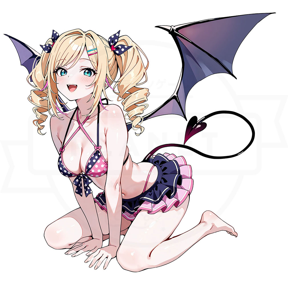 雀エボライブ（じゃんえぼ）　雀ドールキャラクター『白波アマノ』紹介イメージ
