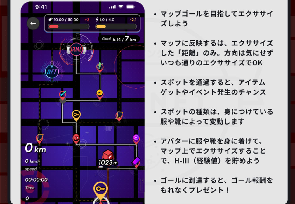 ヘルスリー（HEALTHREE）　『マップシステム』紹介イメージ