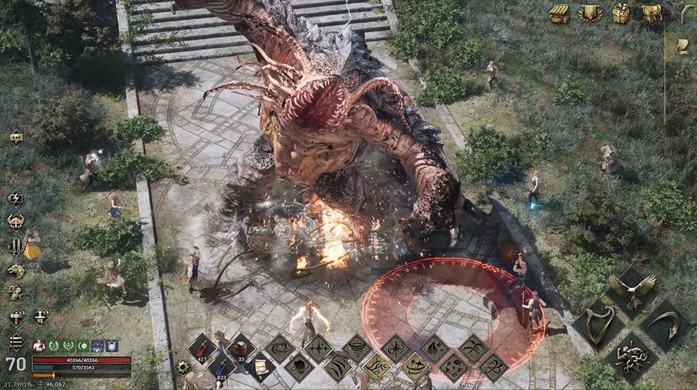 Legend of YMIR 自動で戦闘してくれるオートバトルスクリーンショット