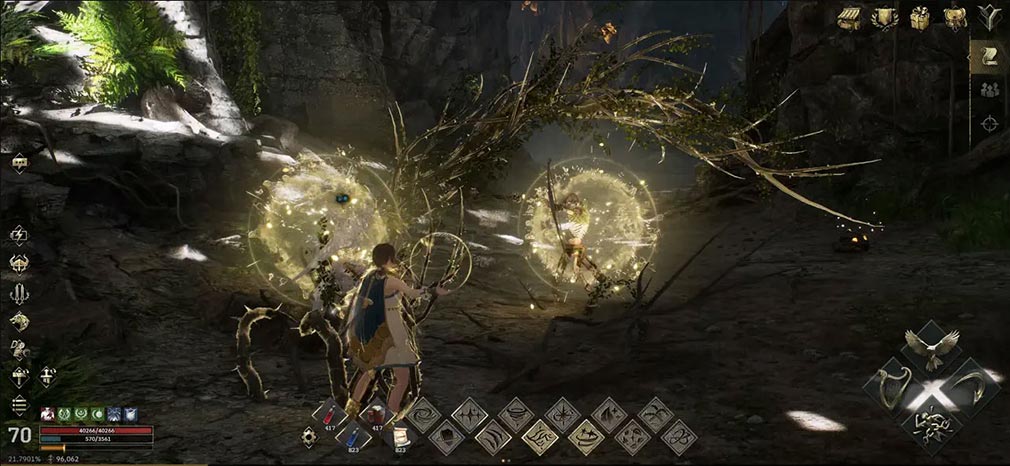 Legend of YMIR 見応えあるスキルスクリーンショット