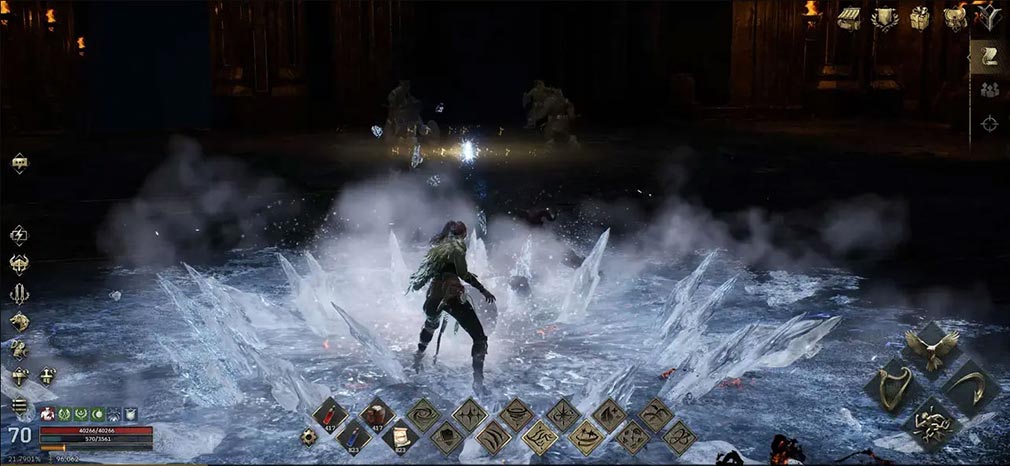 Legend of YMIR クラス毎のアクションスクリーンショット