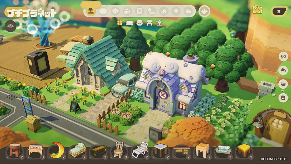 プチプラネット　自分の星を作り上げる紹介イメージ