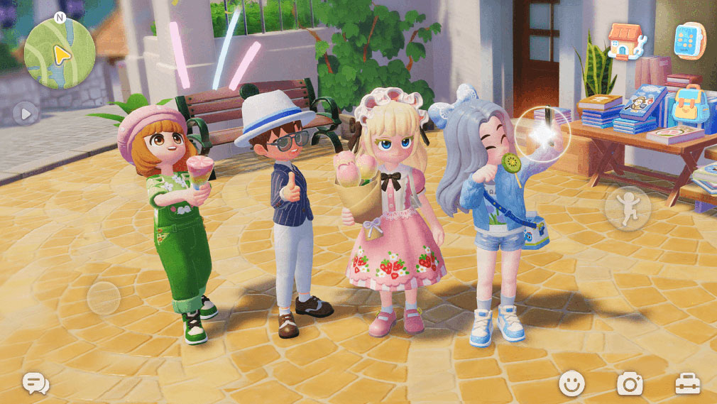 ハートピアスローライフ　アバターのコーディネート紹介イメージ