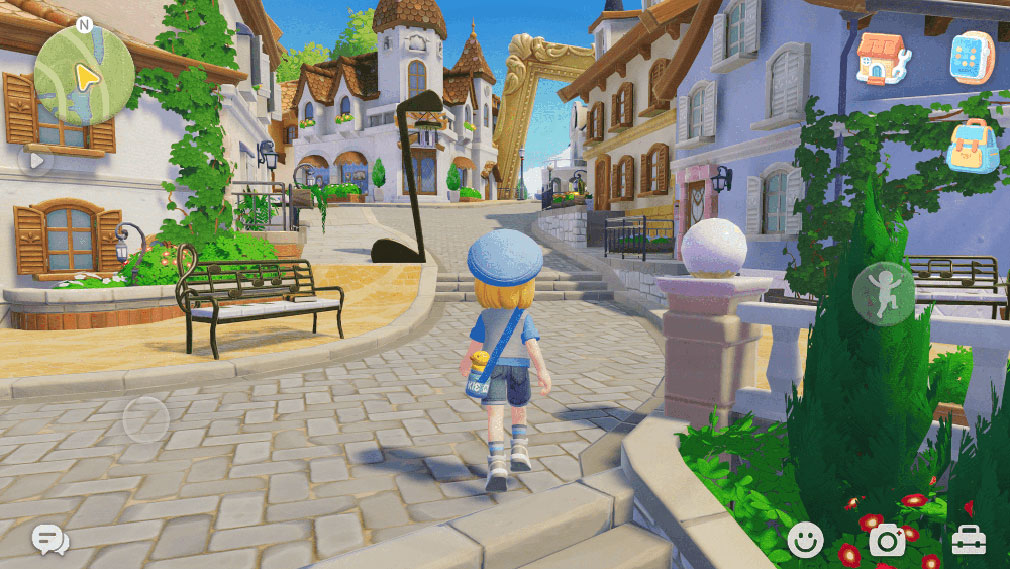 ハートピアスローライフ　広大なオープンワールドを探索する紹介イメージ