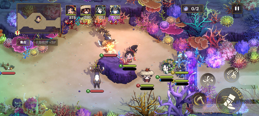 天穂のサクナヒメ～ヒヌカ巡霊譚～（てんすいのサクナヒメ）　『探索バトル』スクリーンショット