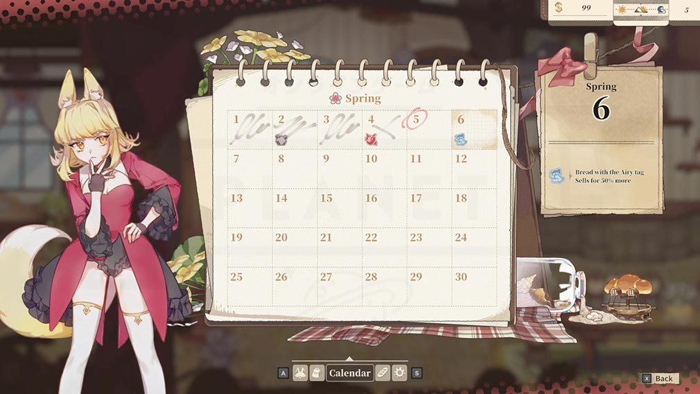 Aeruta(アルタ) 『カレンダーシステム』スクリーンショット