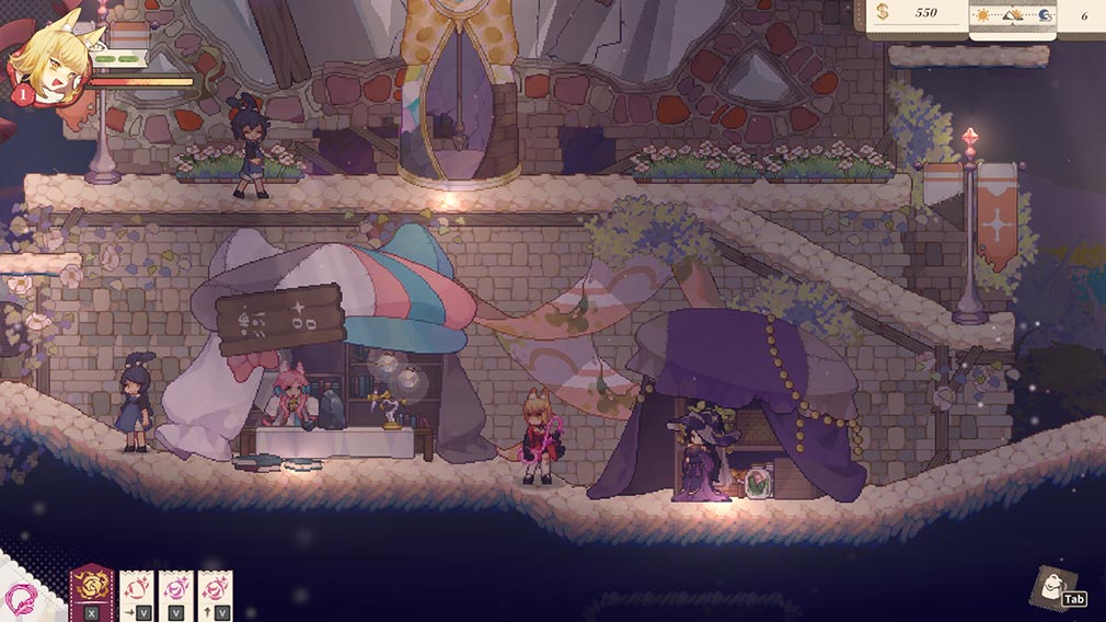 Aeruta(アルタ) 『コムギ広場』でミッションをこなすスクリーンショット