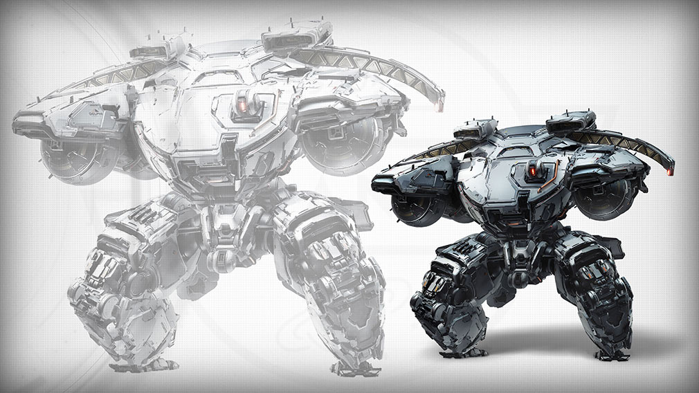 プラグマタ（PRAGMATA）　ボットキャラクター『セクターガード』紹介イメージ