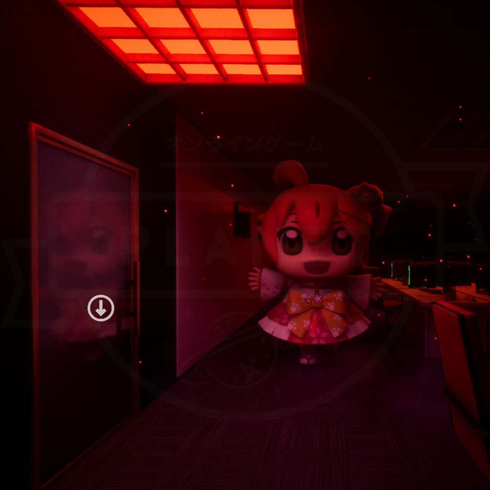 Holo ADV: SakuraSingularity.exe サイコホラーが楽しめるアクションパートスクリーンショット