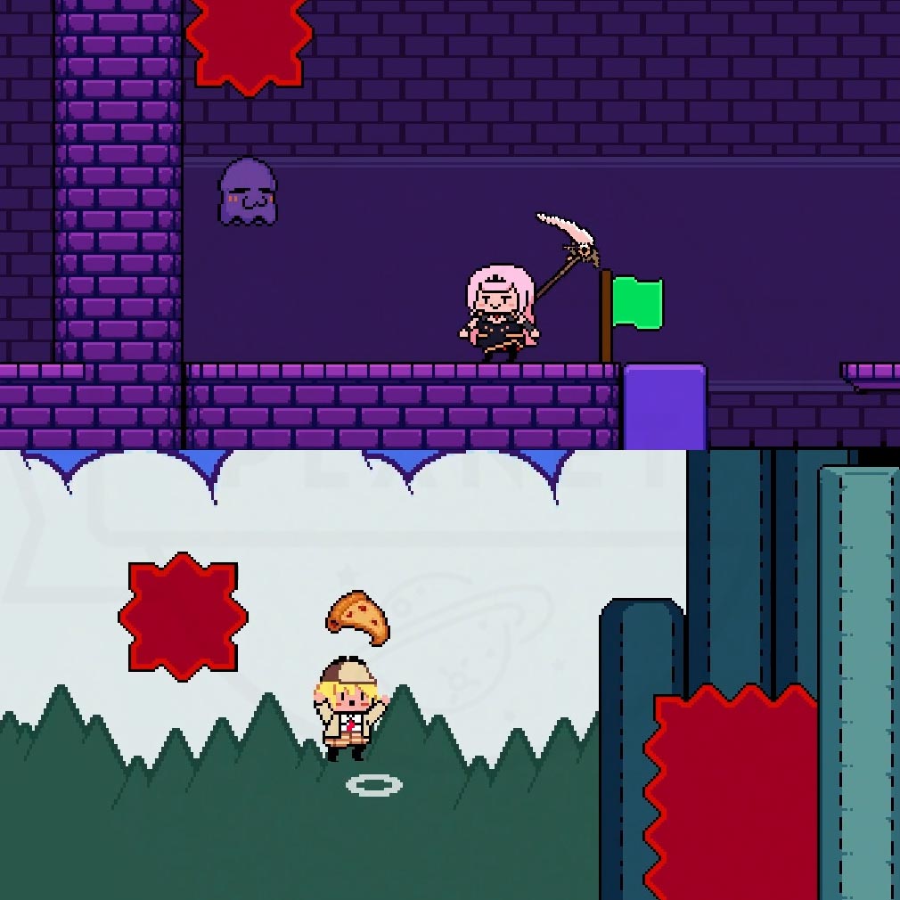 GuraQuest(ぐらクエスト) 『森カリオペ』、『ワトソン・アメリア』を操作するスクリーンショット