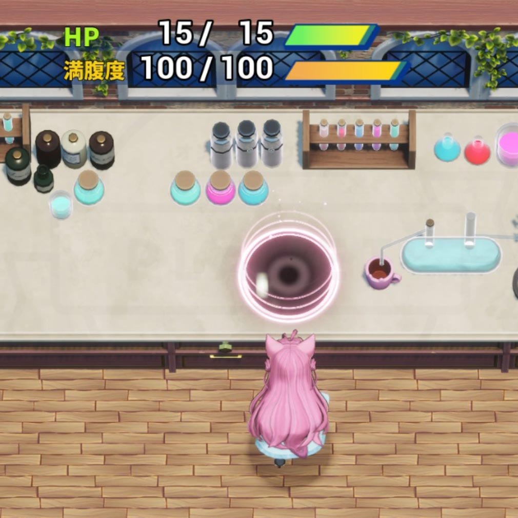 ホロダンジョン 博衣こよりとホロウライブ in ホンシャタワー 『研究パート』スクリーンショット