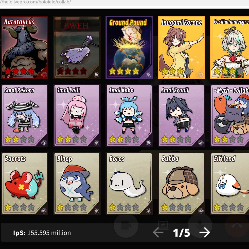 Holoidle 『Collab』スクリーンショット