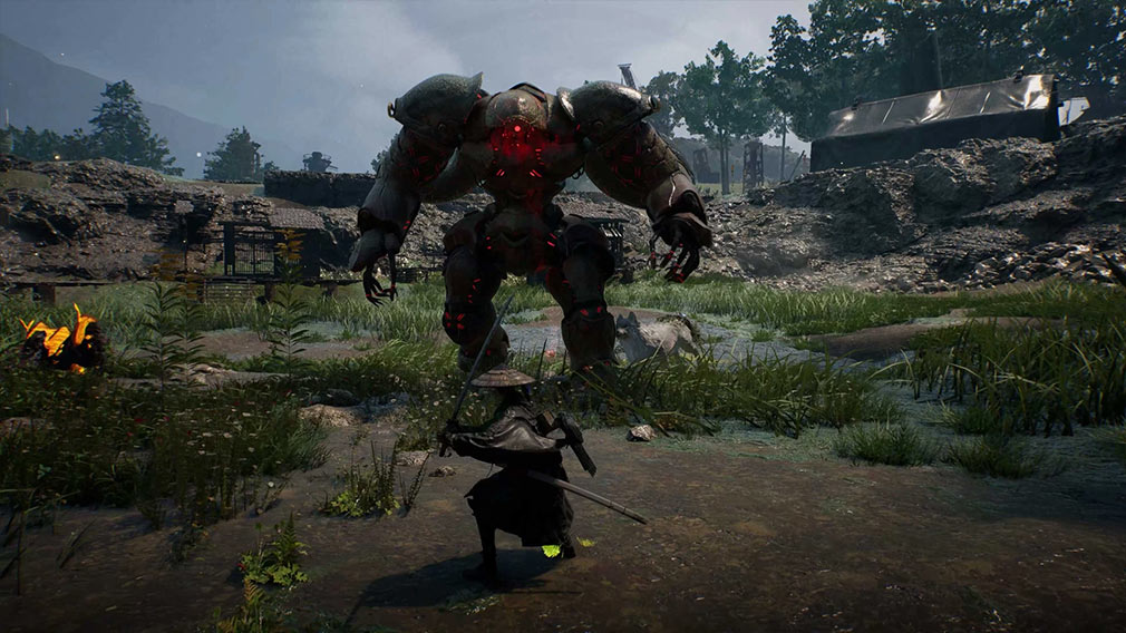 Beast of Reincarnation（ビースト・オブ・リンカネーション）ビーカネ　和風だけどメカと戦うスクリーンショット