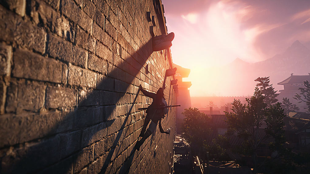 風燕伝Where Winds Meet 壁を渡るアクションスクリーンショット