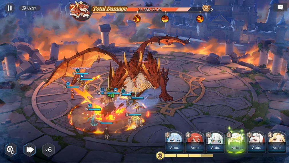 ドラゴントラベラー（Dragon Traveler）ドラベル　ドラゴンとのバトル紹介イメージ