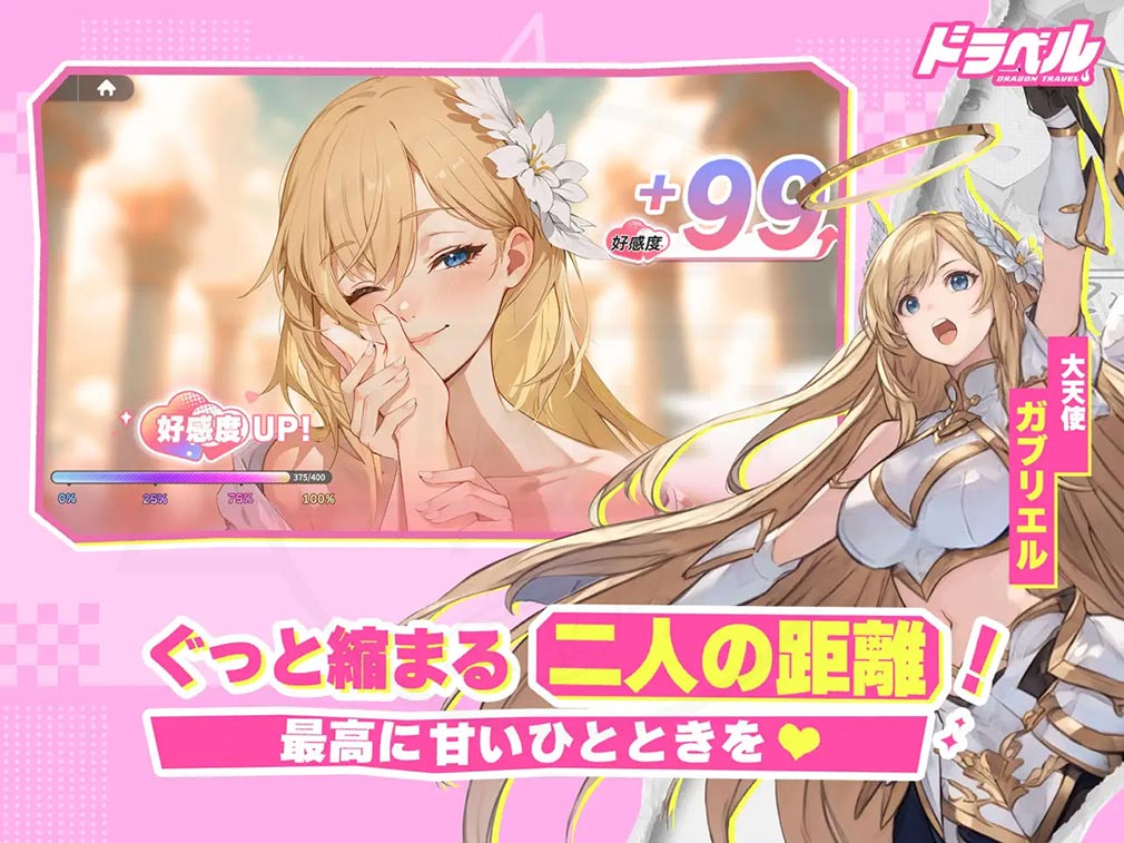 ドラゴントラベラー（Dragon Traveler）ドラベル　『好感度』アップする紹介イメージ