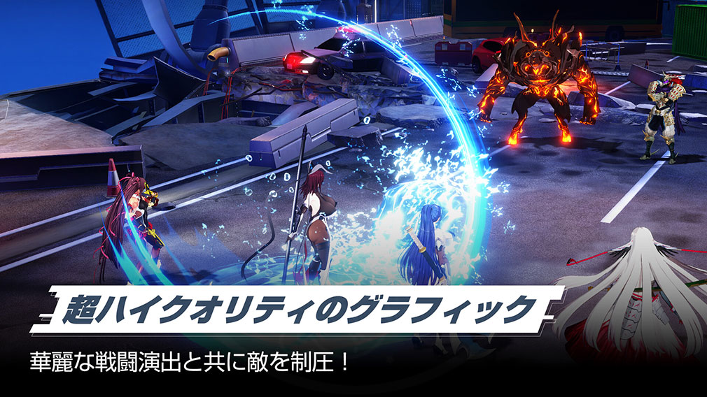 対魔忍スクワッド ハイクオリティのグラフィック戦闘紹介イメージ