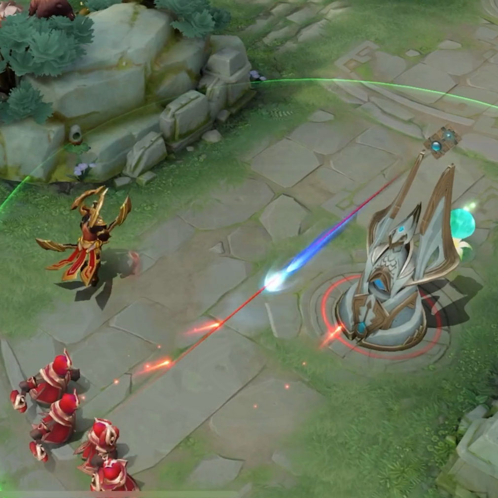 Honor of Kings(オナーオブキングス) 自分達のタワーを守るスクリーンショット