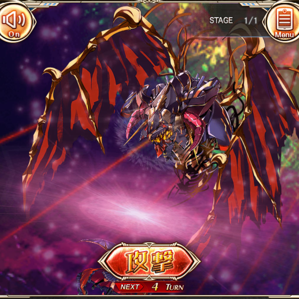 神姫PROJECT A/神姫プロジェクトA(神プロA) 幻獣による召喚攻撃スクリーンショット