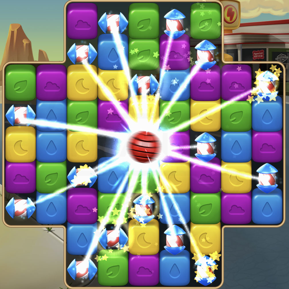 トゥーンブラスト ド派手なパズル演出スクリーンショット