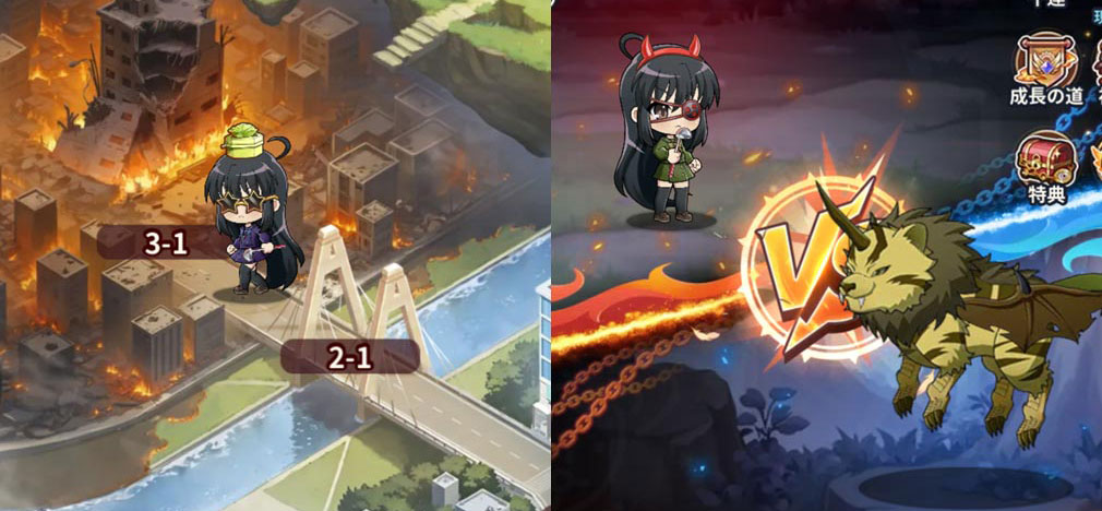 灼眼のシャナ ブレイズエッジ(シャナブレ) 次ステージへ移動、ステージボススクリーンショット