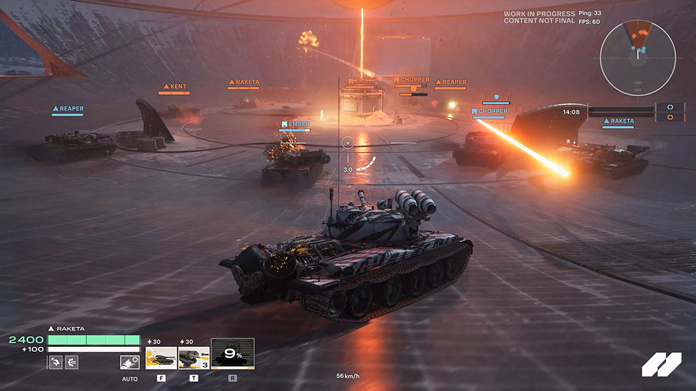 World of Tanks HEAT（WoTHEAT）　対戦モード『キル・コンファーム』スクリーンショット