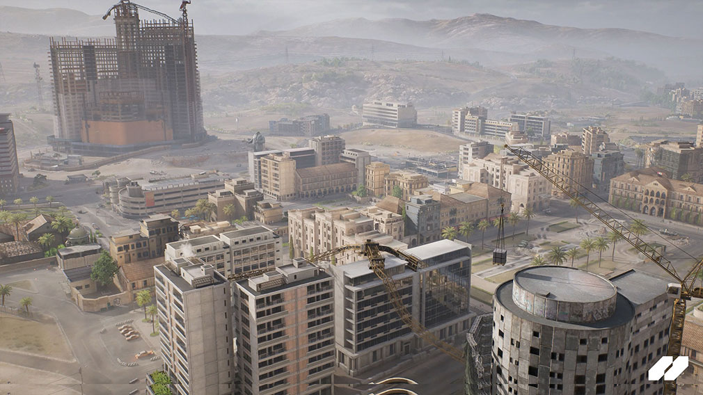 World of Tanks HEAT（WoTHEAT）　廃墟都市のような戦場フィールドスクリーンショット