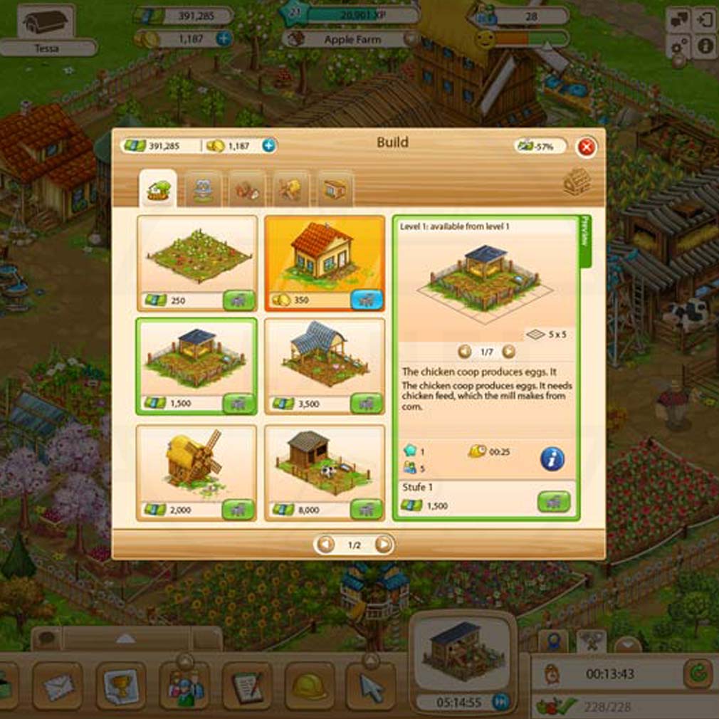 BIG FARM（ビッグファーム）　施設建設スクリーンショット