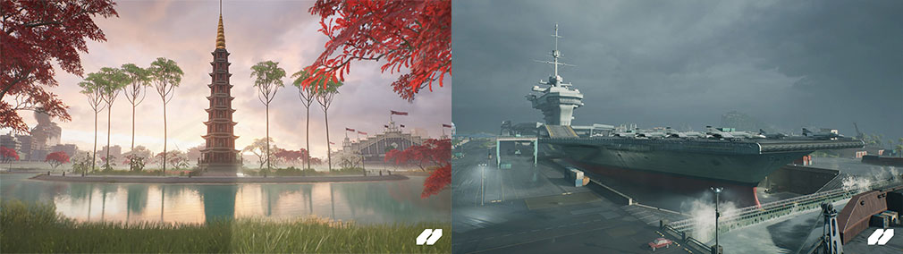 World of Tanks HEAT（WoTHEAT）　オリエンタル、戦艦が登場するエリアスクリーンショット