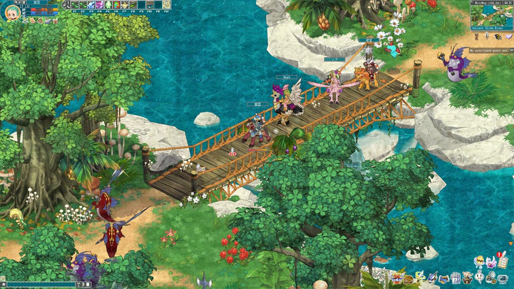 エンジェルズオンライン グローバル（Angels Online Global）　2Dグラフィックなのに美麗なフィールドで楽しめるエリアスクリーンショット