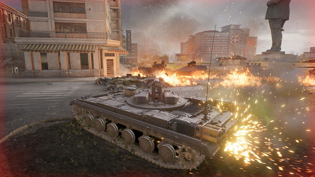 World of Tanks HEAT（WoTHEAT）　エフェクトがド派手なスクリーンショット