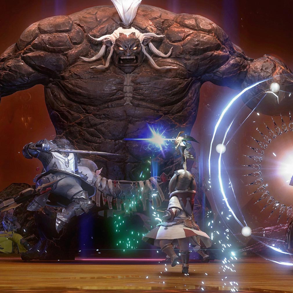 ファイナルファンタジーXIV モバイル（FF14モバイル）　仲間とバトルできるスクリーンショット