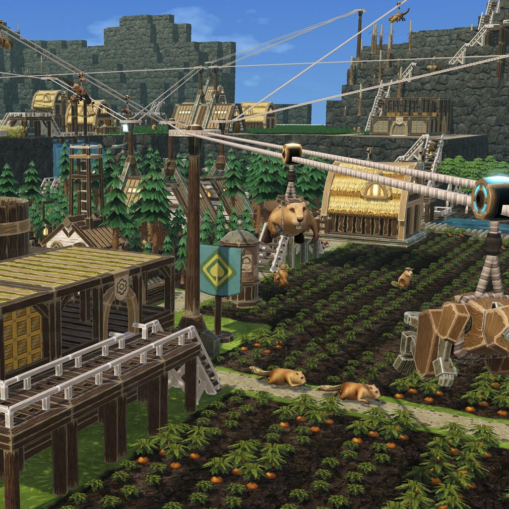 Timberborn（ティンバーボーン）　ビーバーたちが安心して安全に暮らせるよう開発するスクリーンショット