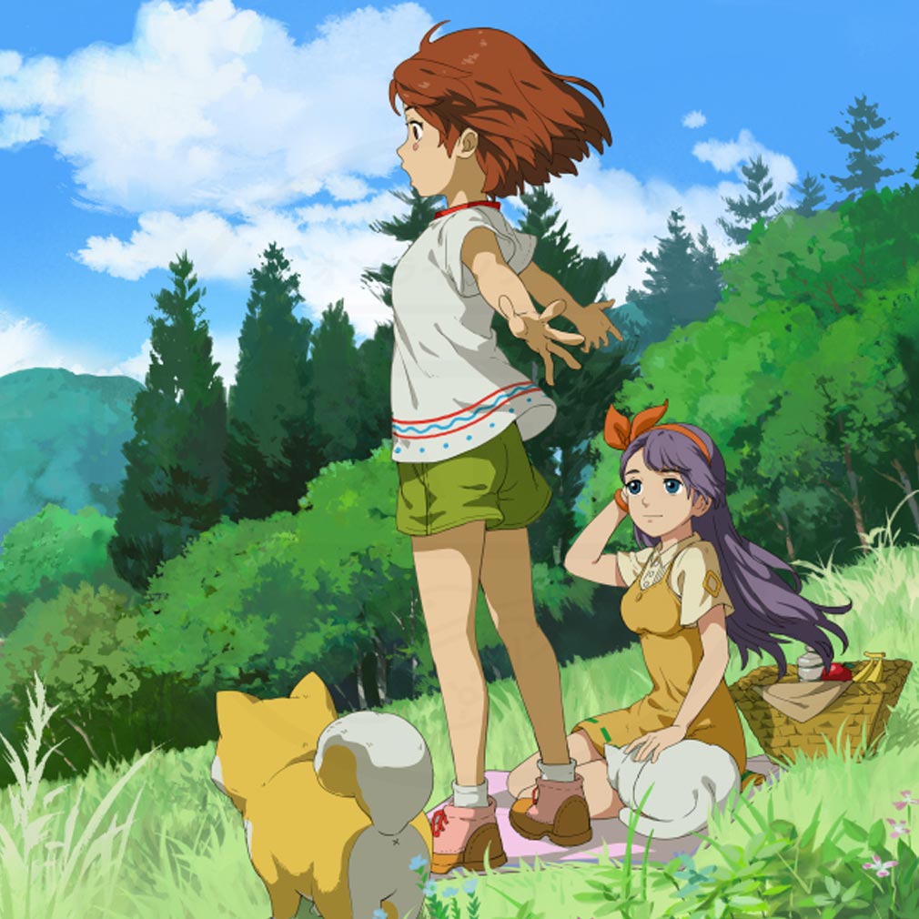 森びより（森こもり生活）　アニメ風のイラストスクリーンショット