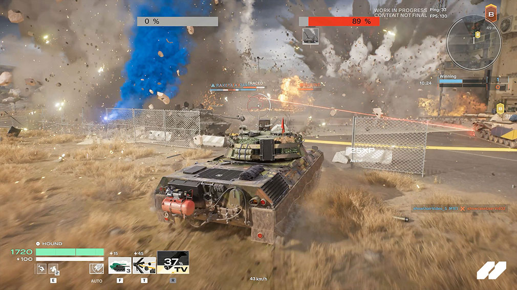 World of Tanks HEAT（WoTHEAT）　ダイナミックなバトルスクリーンショット