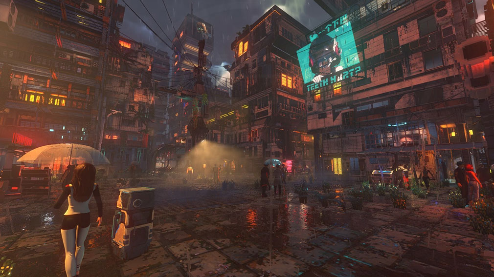 Nivalis(ニヴァリス) 夜の雨の街スクリーンショット