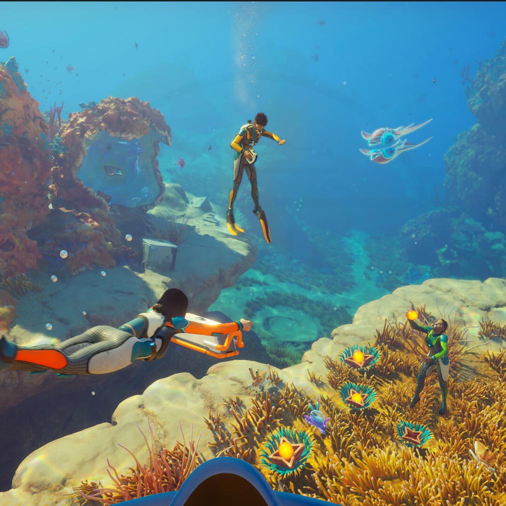 Subnautica2(サブノーティカ2) 綺麗な海みたいな惑星のグラフィックススクリーンショット