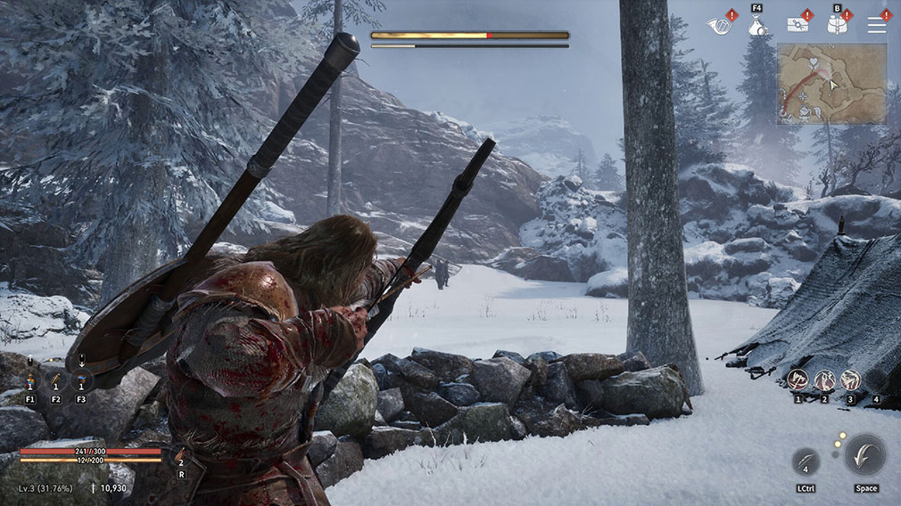 ゲーム・オブ・スローンズ：キングスロード（Game of Thrones: KINGSROAD）　状況に合わせて弓矢で狙うこともできるスクリーンショット