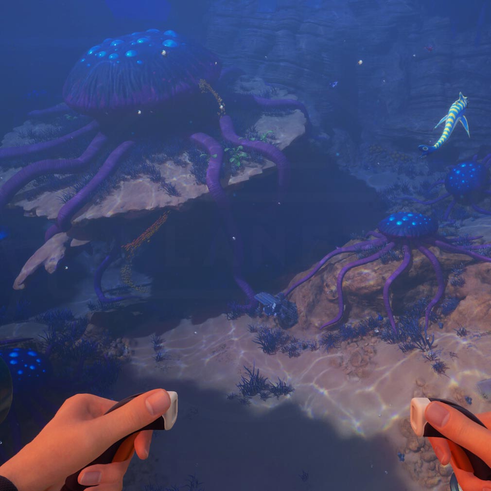 Subnautica2(サブノーティカ2) 小型潜水艇を操って探索するスクリーンショット