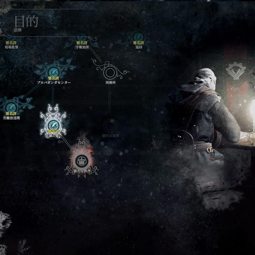 Frostpunk(フロストパンク) 法律を作っていくスクリーンショット