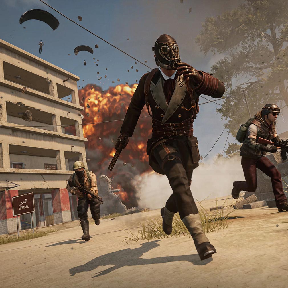 PUBG BATTLEGROUNDS よーいドンで戦うスクリーンショット