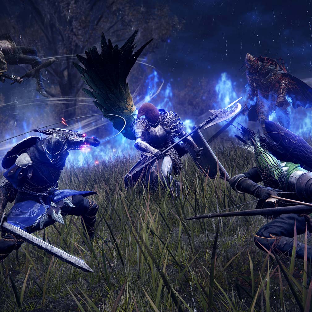 ELDEN RING NIGHTREIGN 3人で協力するスクリーンショット