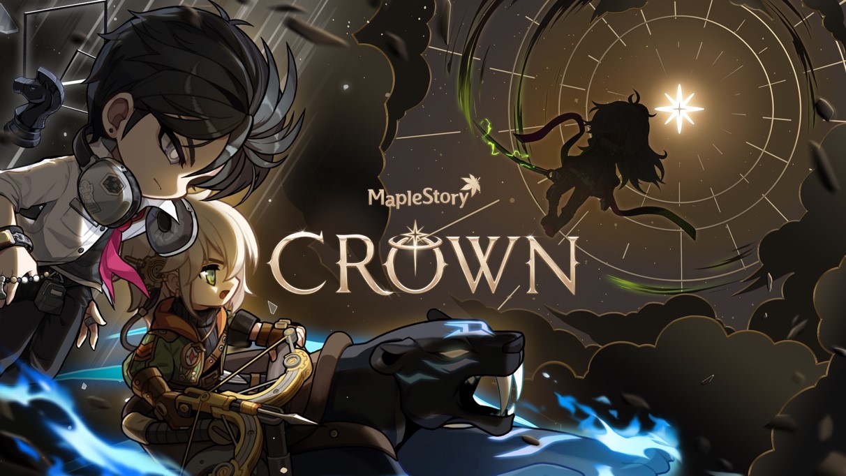 メイプルストーリー（MAPLE STORY）　夏の大型アップデート『CROWN』ロゴビジュアル
