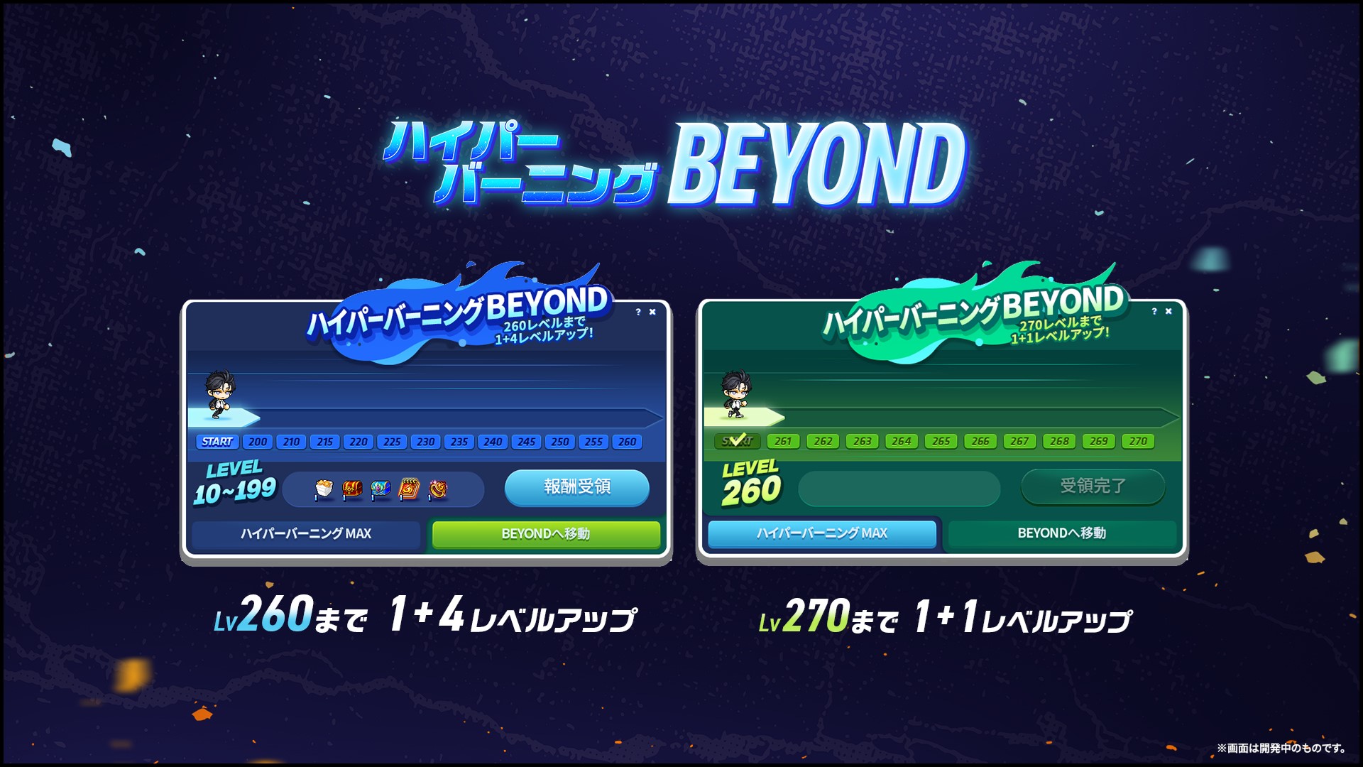 メイプルストーリー（MAPLE STORY）　『ハイパーバーニングBEYOND』紹介イメージ