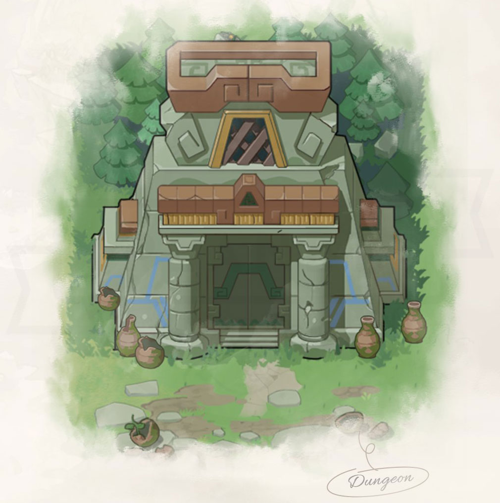 杖と剣の伝説(ツエケン) 世界観『パズル遺跡』紹介イメージ
