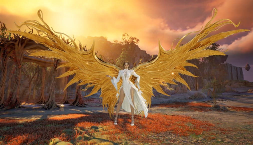 AION2(アイオン2) 翼『燃え上がる太陽の翼(フロント)』紹介イメージ