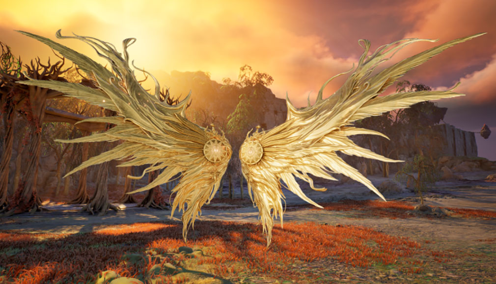 AION2(アイオン2) 翼『燃え上がる太陽の翼(バック)』紹介イメージ